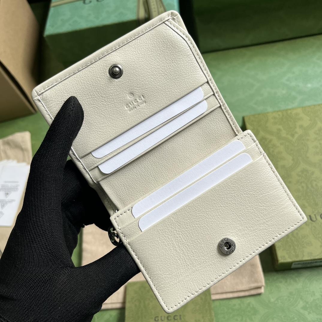 Gucci Blondie Card Case Wallet (8.5x 11x 3cm) - PerfectKickZ