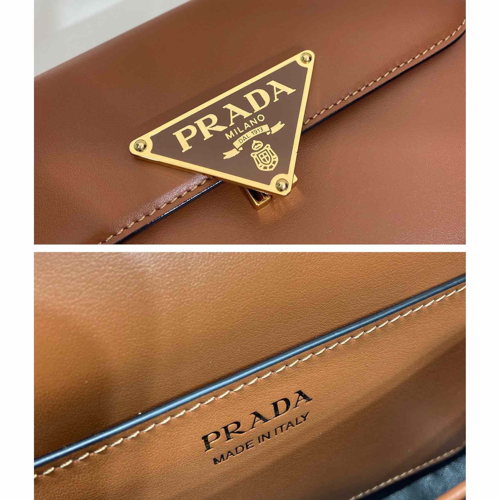 Prada Leather Shoulder Bag - PerfectKickZ