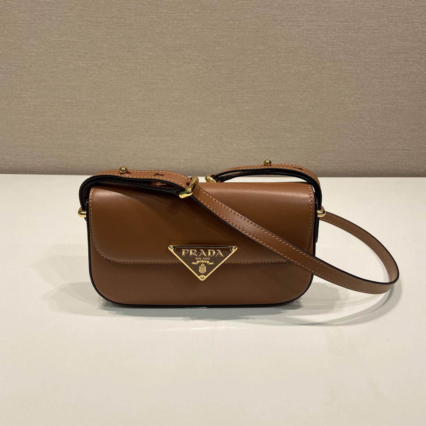 Prada Leather Shoulder Bag - PerfectKickZ