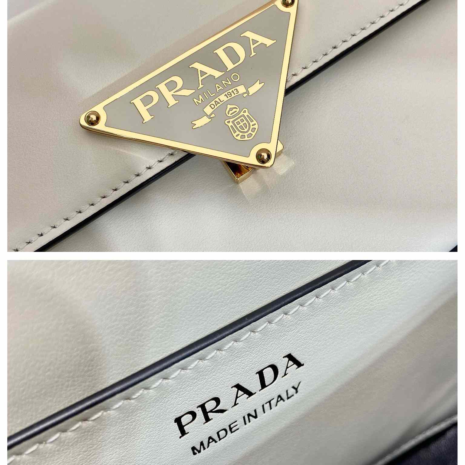 Prada Leather Shoulder Bag - PerfectKickZ