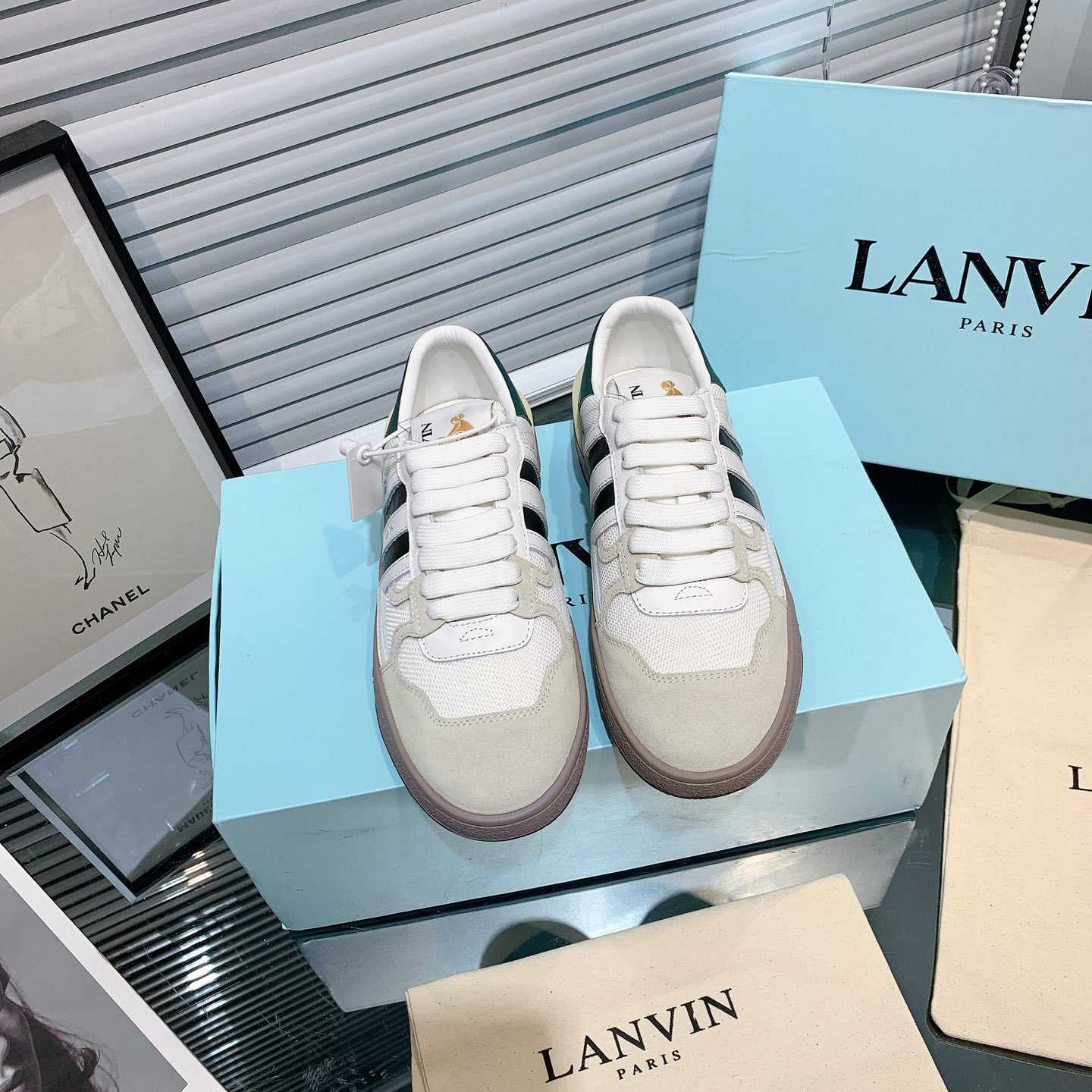 Lanvin Clay Low-Top Sneakers - PerfectKickZ