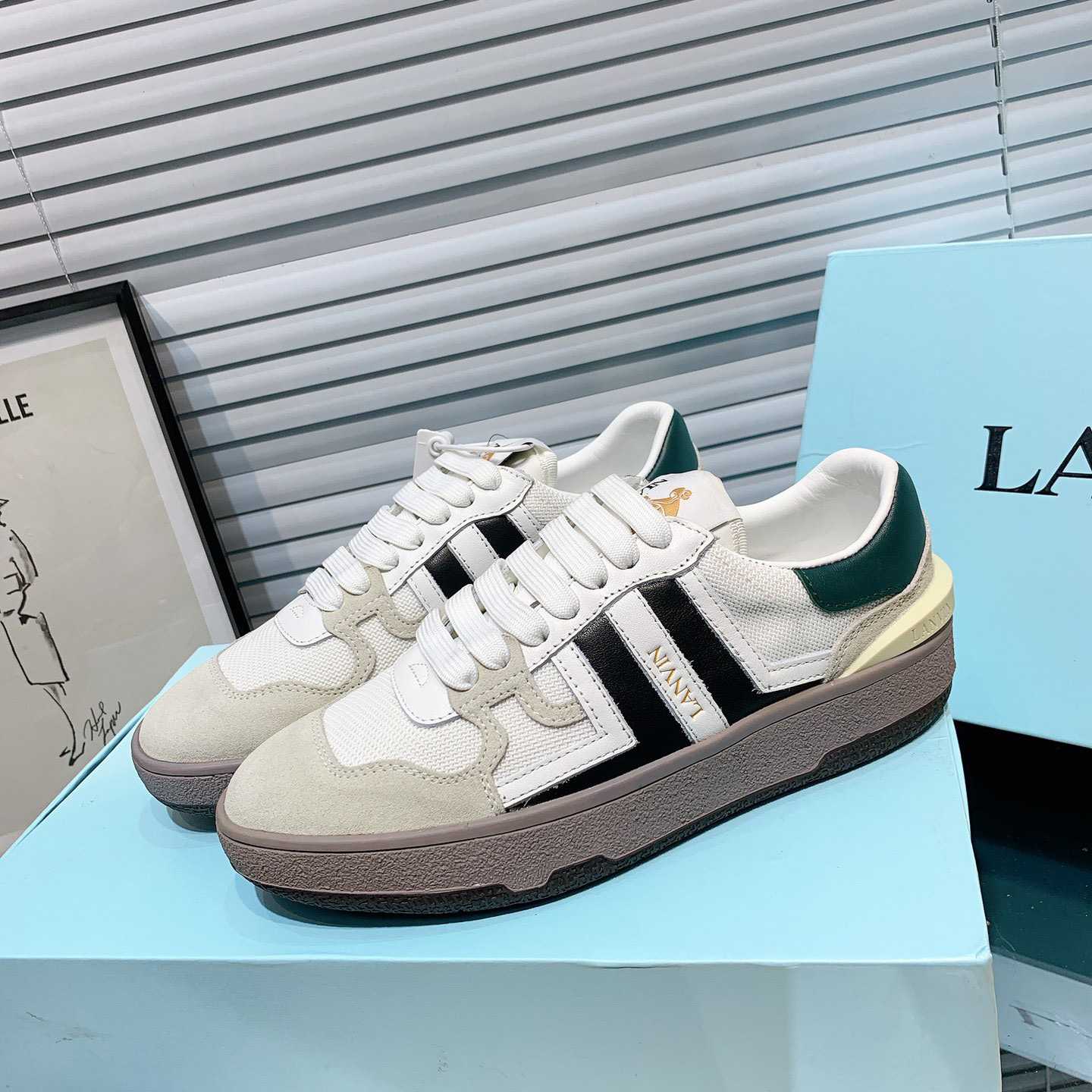 Lanvin Clay Low-Top Sneakers - PerfectKickZ