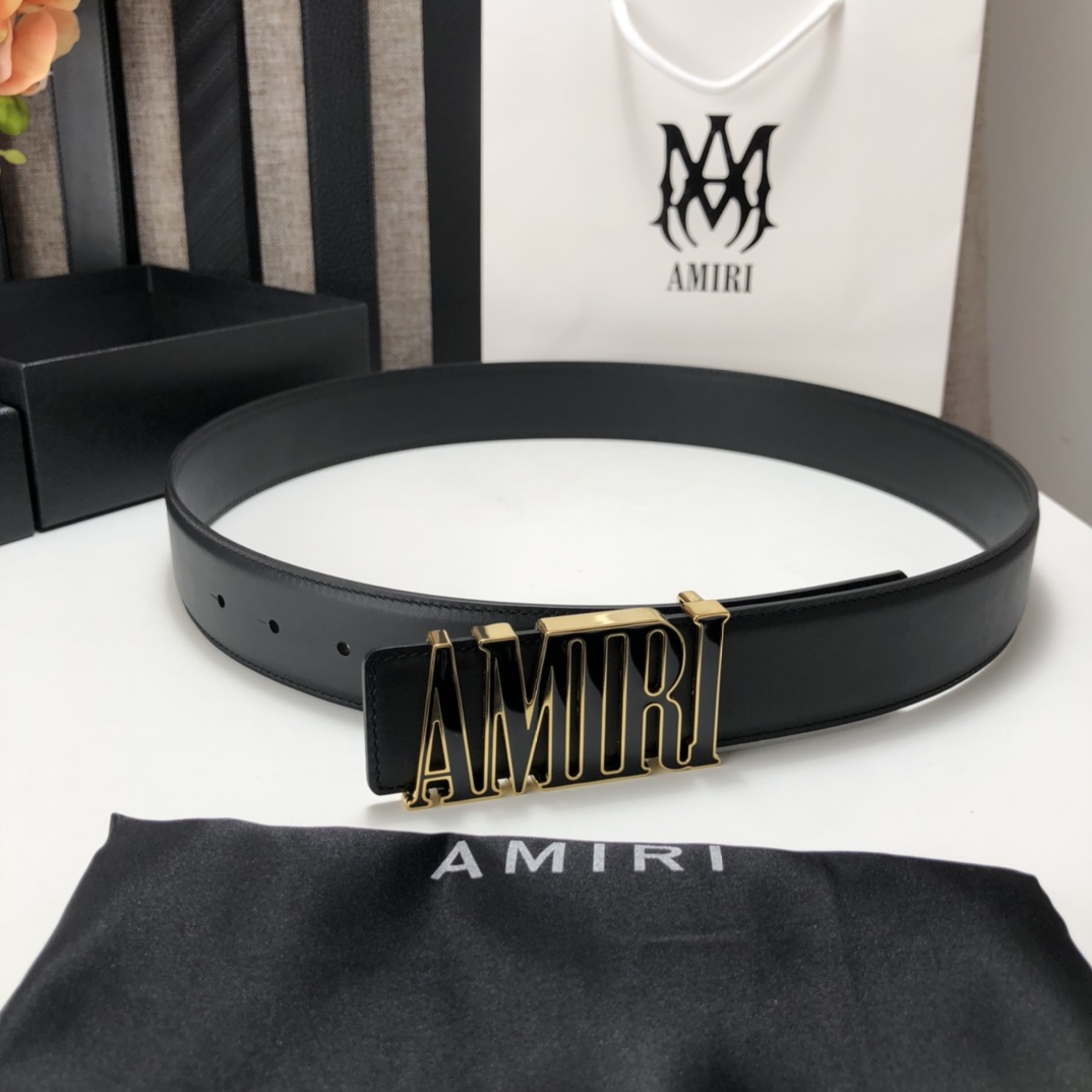 Amiri Enamel Buckle Belt - PerfectKickZ