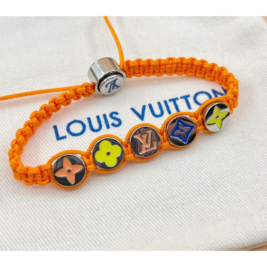 Louis Vuitton Monogram Colors Braided Bracelet   M1087A - 