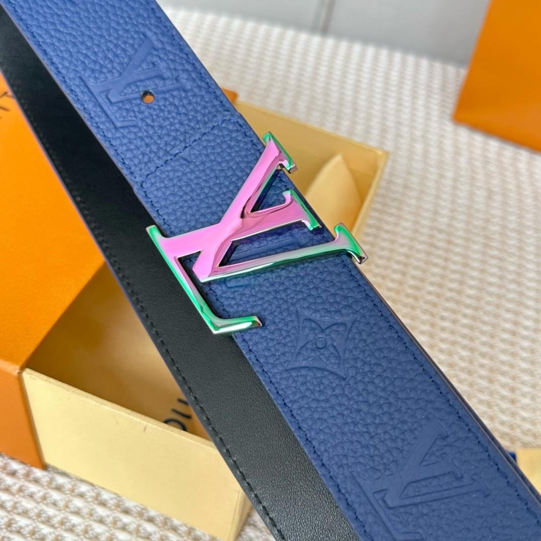 Louis Vuitton LV Initials 40mm Reversible Belt   M8260U - PerfectKickZ