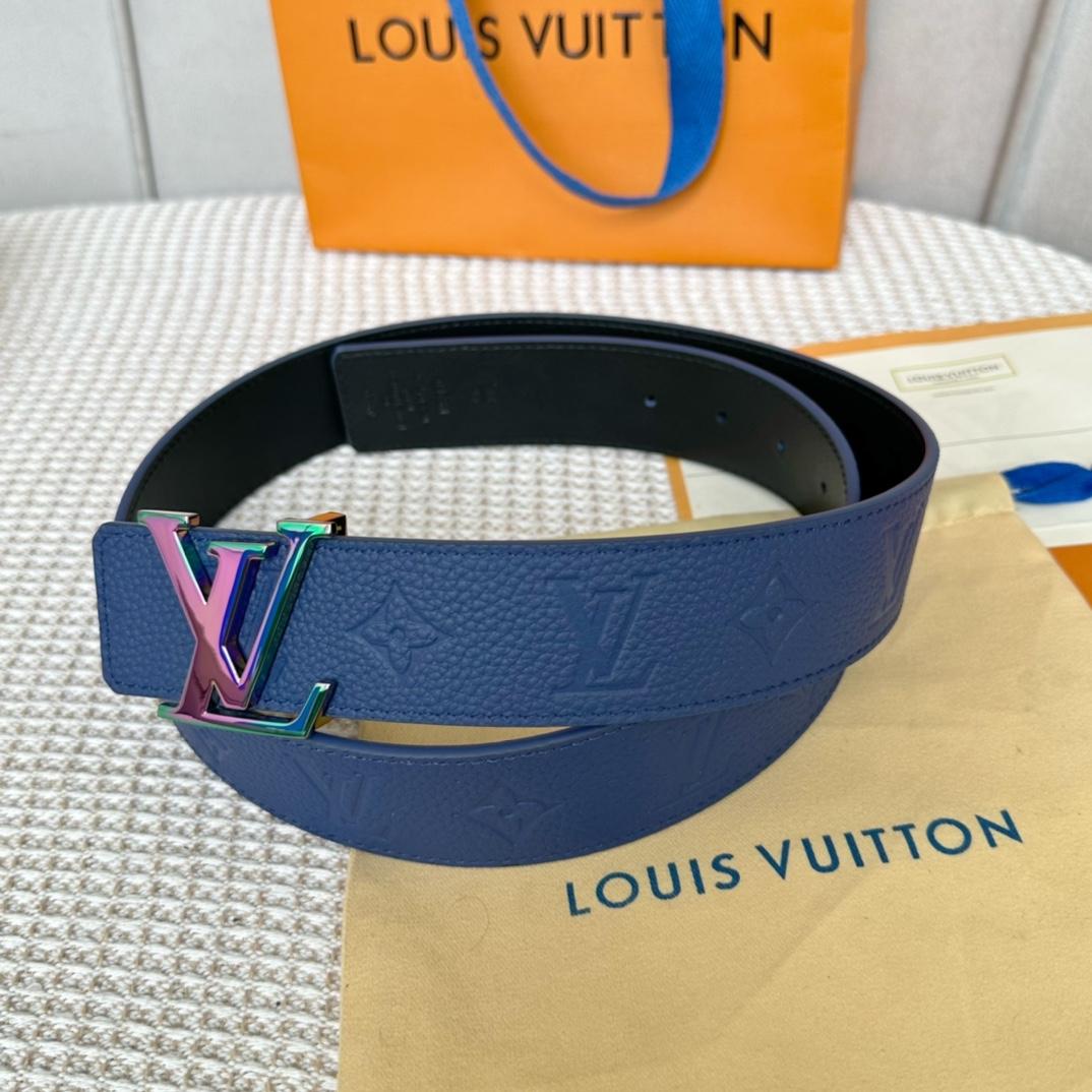 Louis Vuitton LV Initials 40mm Reversible Belt   M8260U - PerfectKickZ