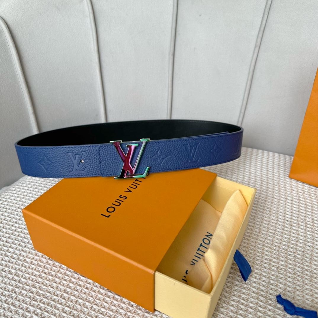 Louis Vuitton LV Initials 40mm Reversible Belt   M8260U - PerfectKickZ
