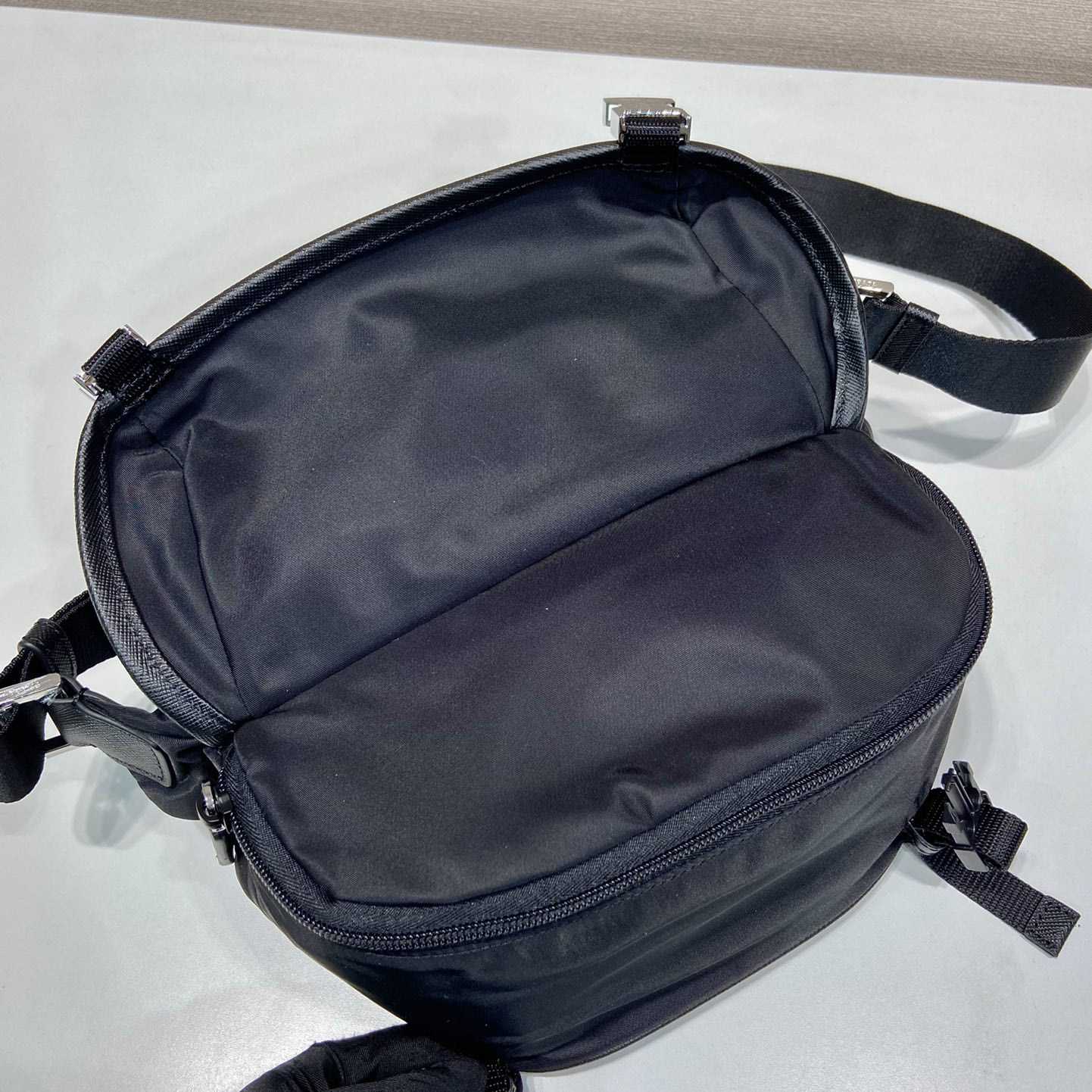 Prada Re-Nylon And Saffiano Leather Shoulder Bag - PerfectKickZ
