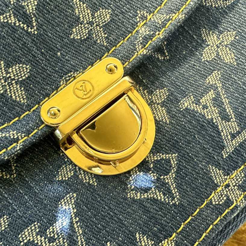 Louis Vuitton Blue Monogram Denim Bumbag   M95347 - PerfectKickZ