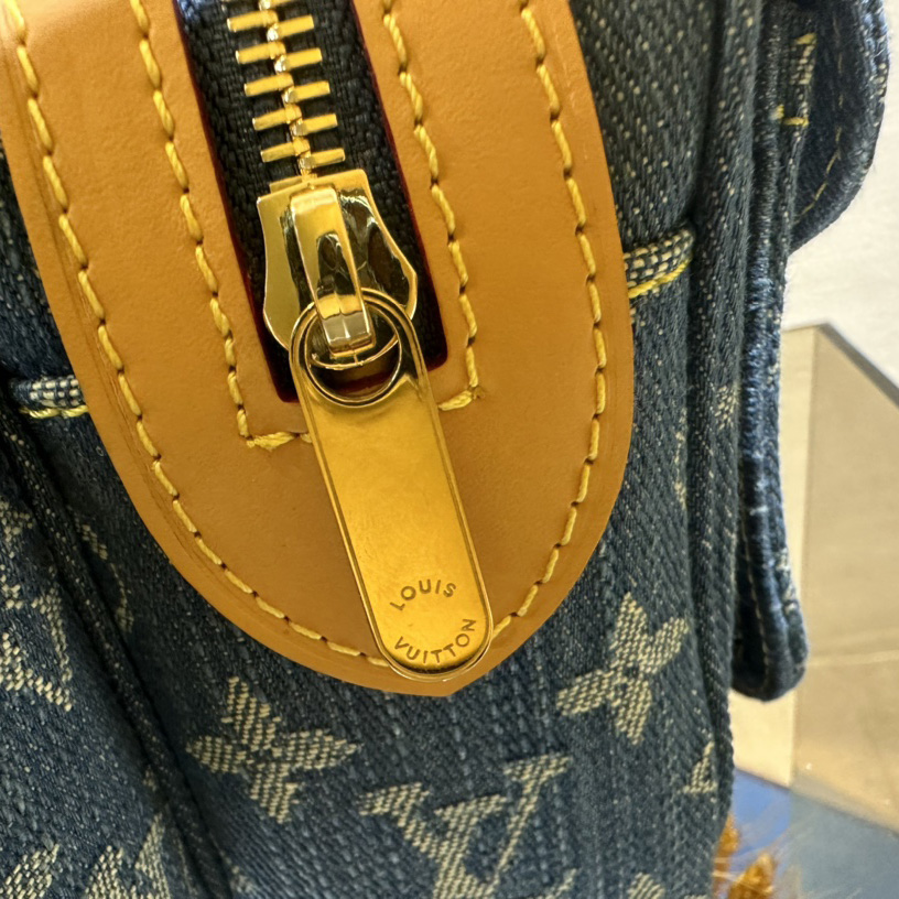 Louis Vuitton Blue Monogram Denim Bumbag   M95347 - PerfectKickZ