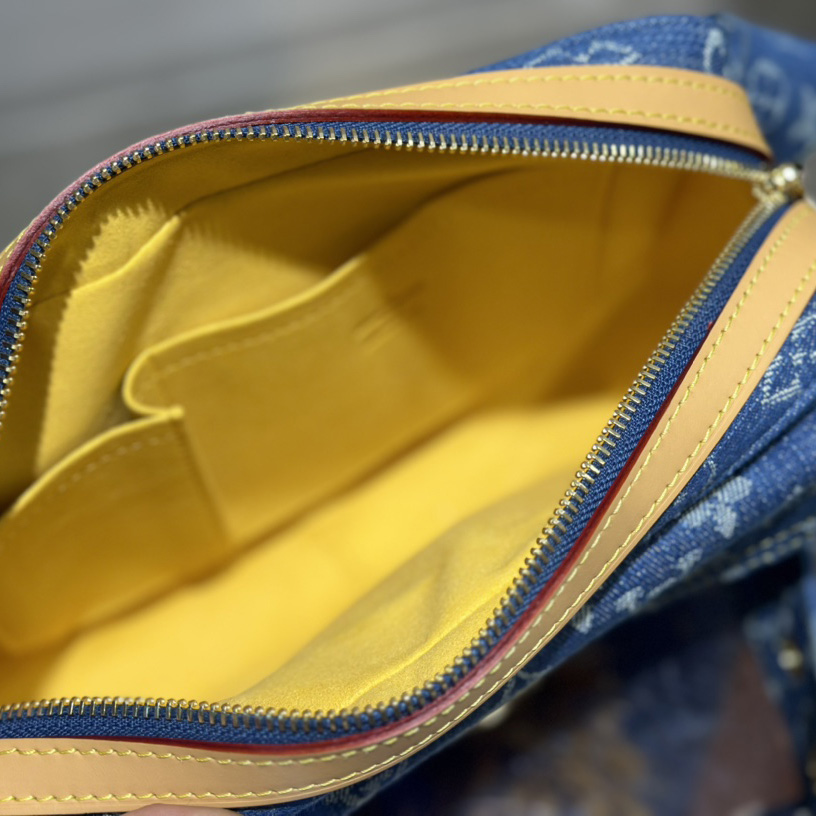 Louis Vuitton Blue Monogram Denim Bumbag   M95347 - PerfectKickZ