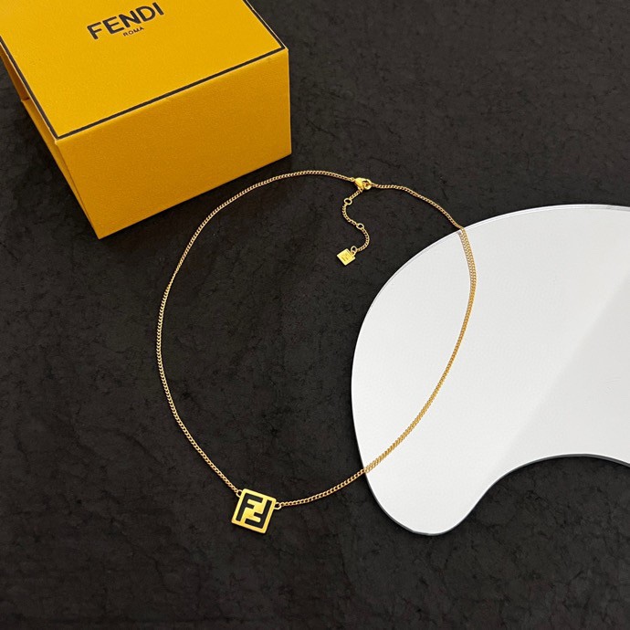 Fendi Forever Fendi Gold-coloured Necklace  - PerfectKickZ