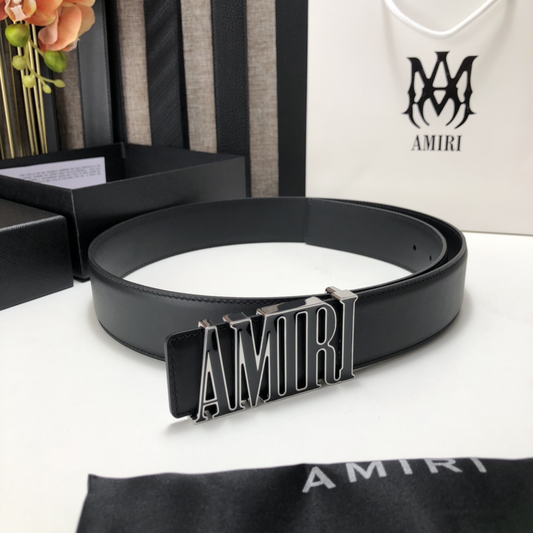 Amiri Enamel Buckle Belt - PerfectKickZ