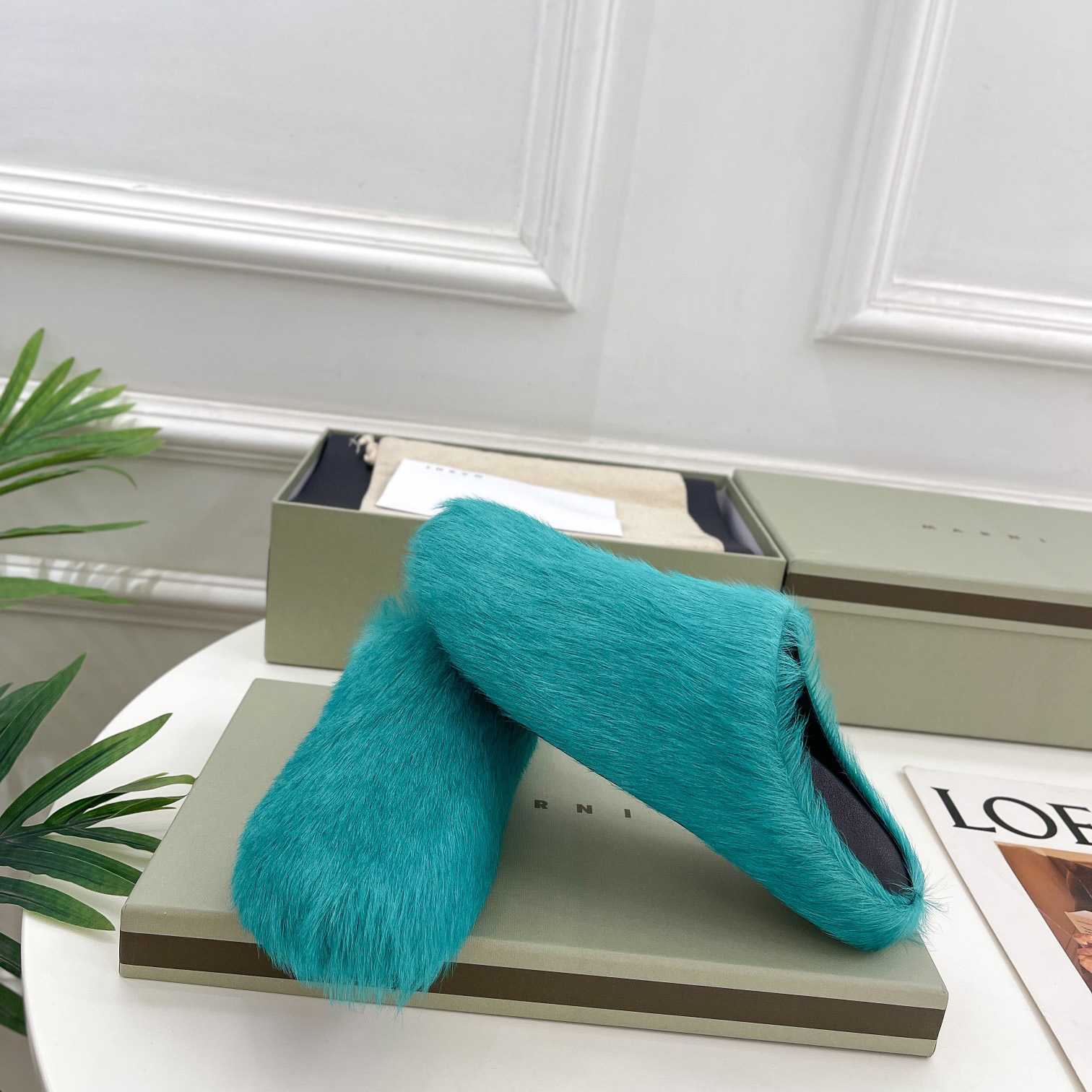 Marni Fussbett Slip-On Flat Mules - PerfectKickZ