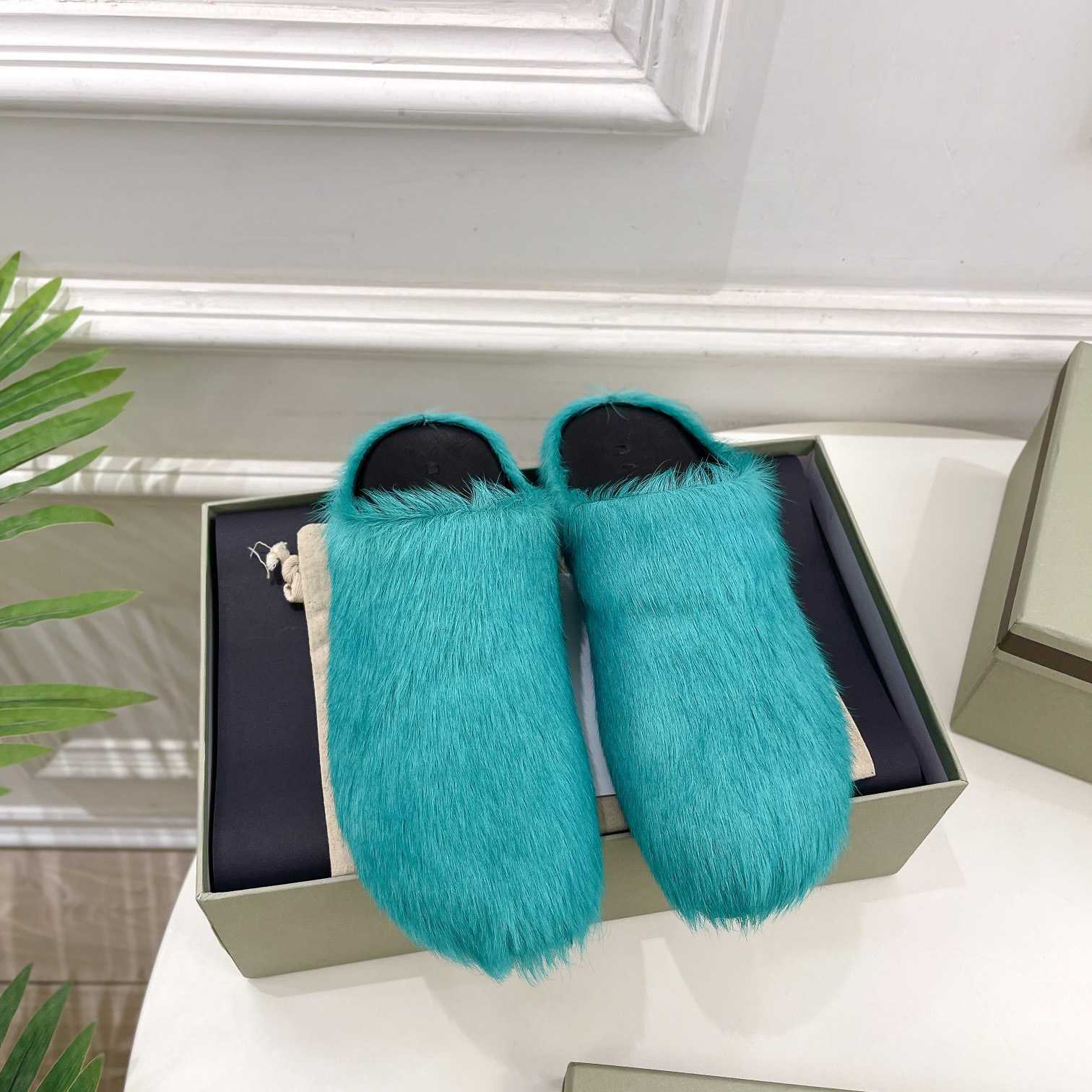 Marni Fussbett Slip-On Flat Mules - PerfectKickZ