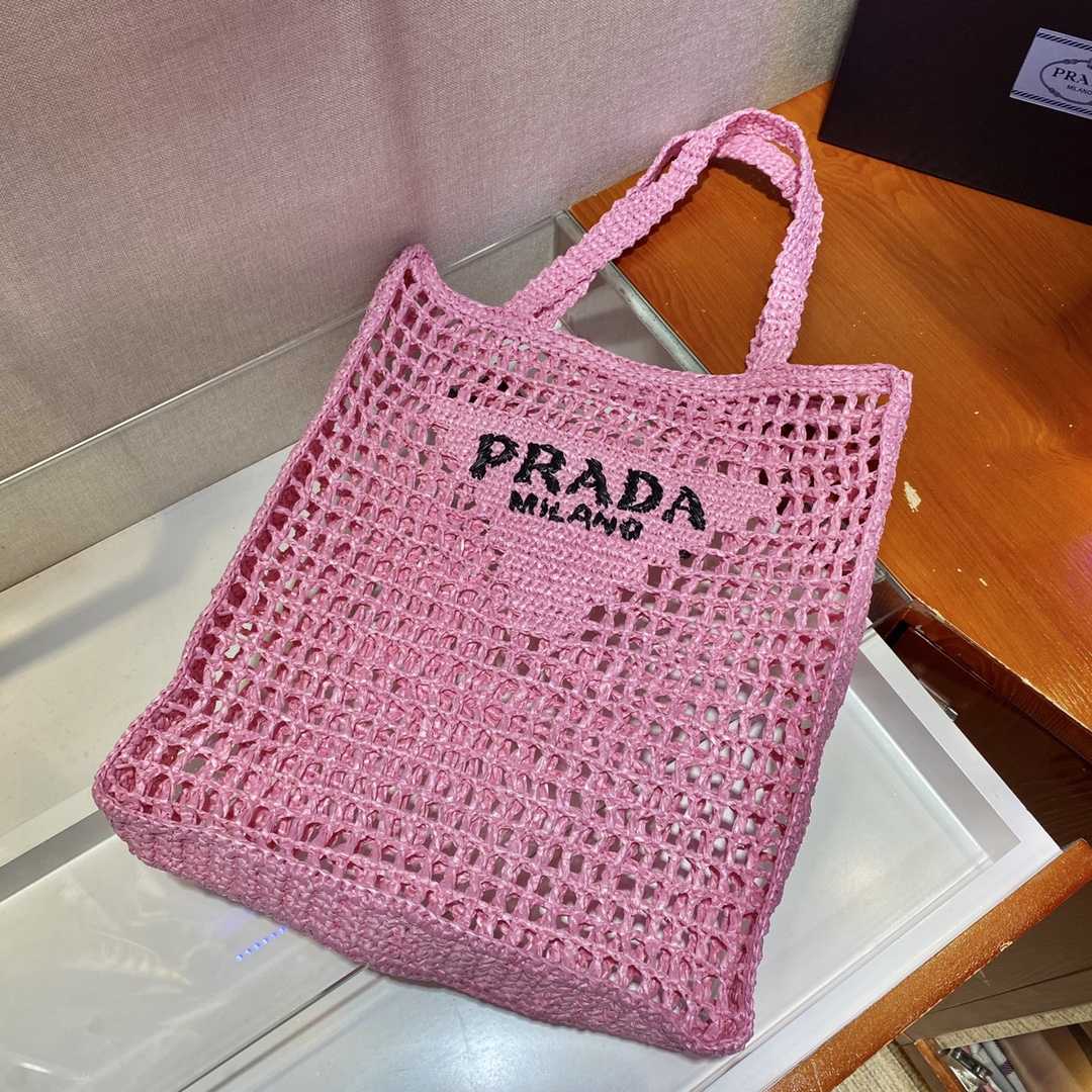 Prada Crochet Tote Bag - PerfectKickZ