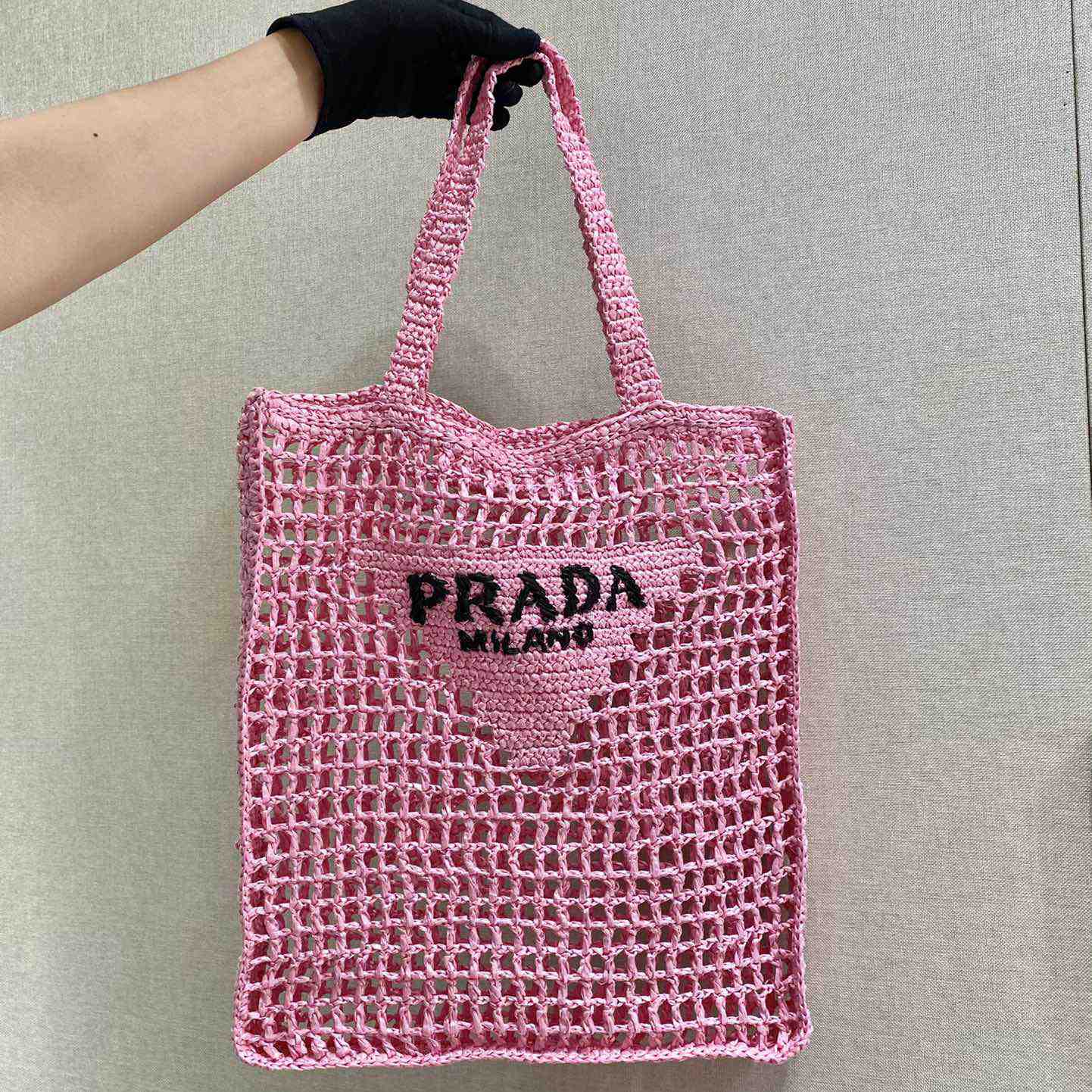 Prada Crochet Tote Bag - PerfectKickZ