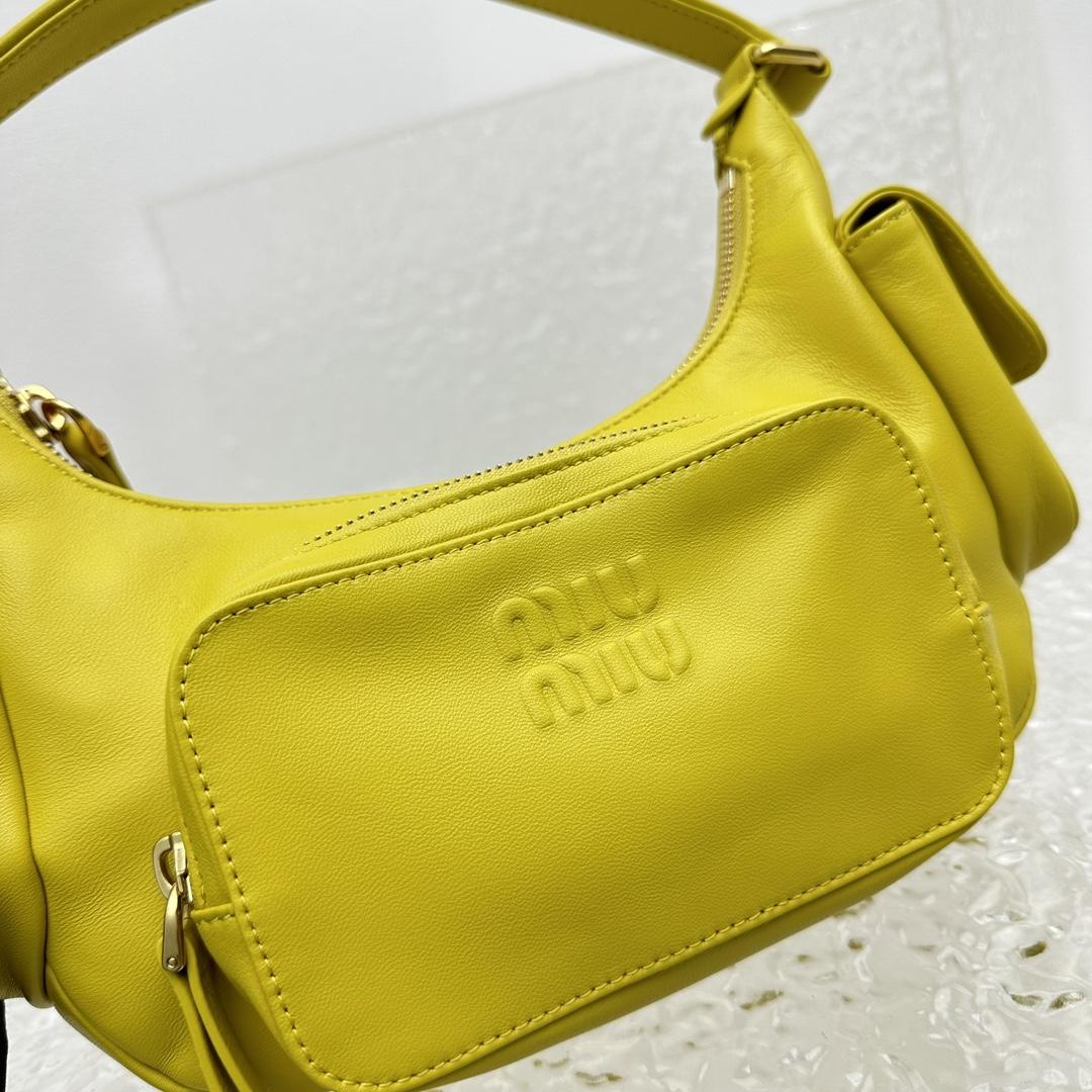 Miu Miu Nappa Leather Pocket Bag - PerfectKickZ
