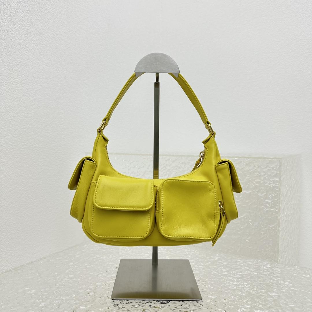 Miu Miu Nappa Leather Pocket Bag - PerfectKickZ