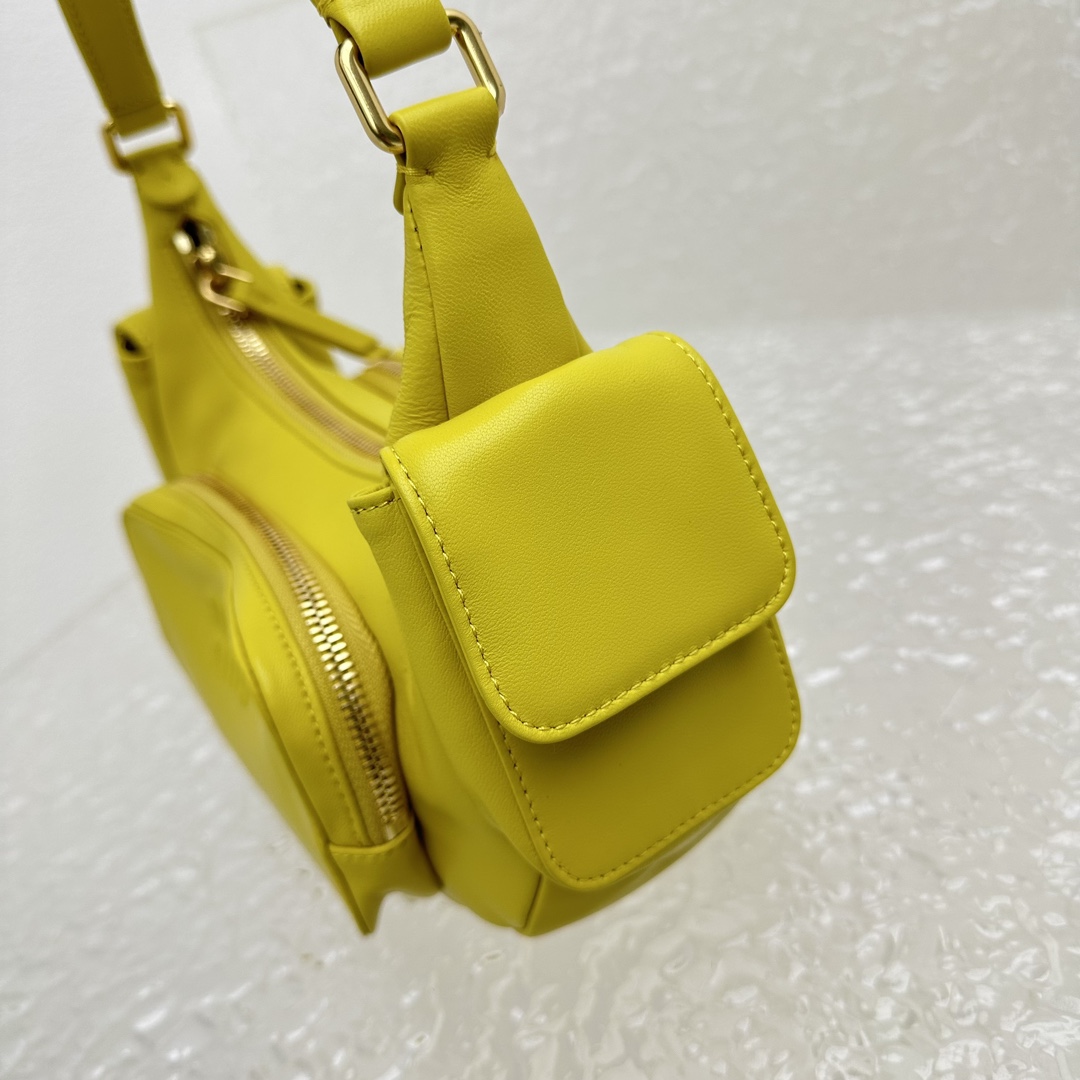 Miu Miu Nappa Leather Pocket Bag - PerfectKickZ