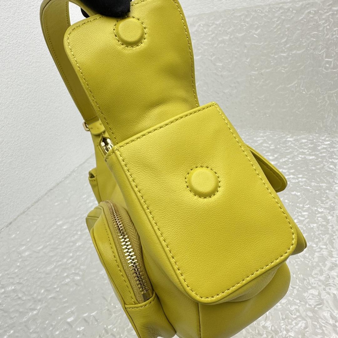 Miu Miu Nappa Leather Pocket Bag - PerfectKickZ