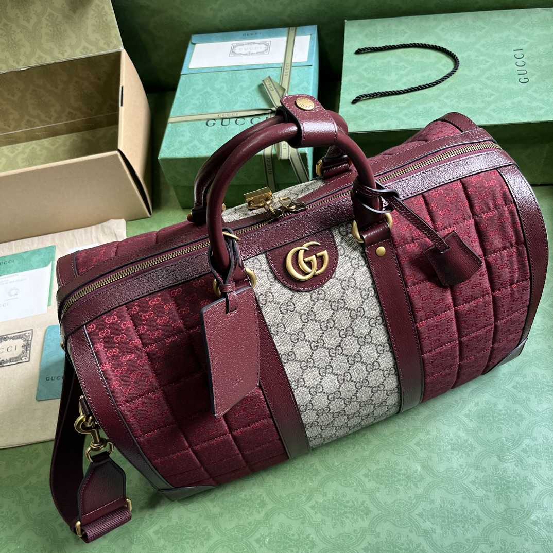 Gucci Mini GG Canvas Small Duffle Bag (44x 28.5x 24.5cm) - PerfectKickZ