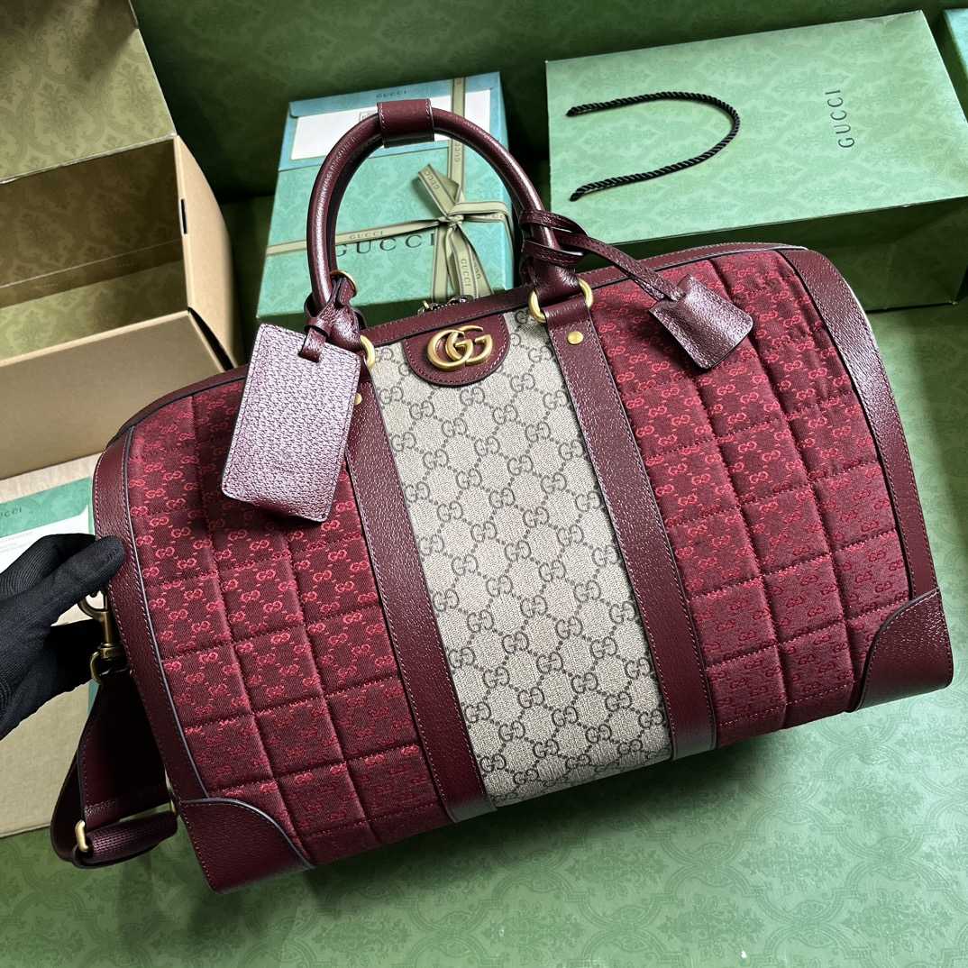 Gucci Mini GG Canvas Small Duffle Bag (44x 28.5x 24.5cm) - PerfectKickZ