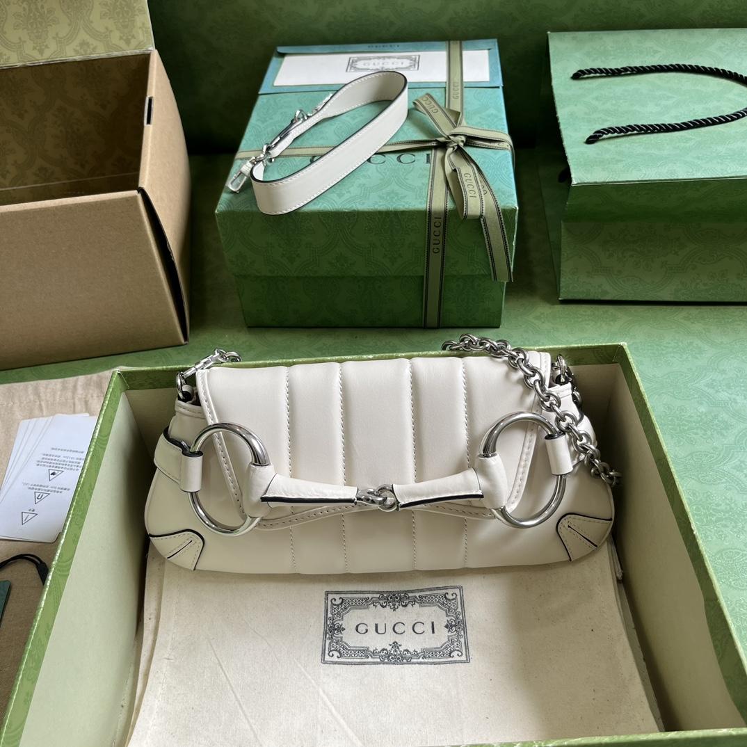 Gucci Horsebit Chain Small Shoulder Bag (27x 11.5x 5cm) - PerfectKickZ