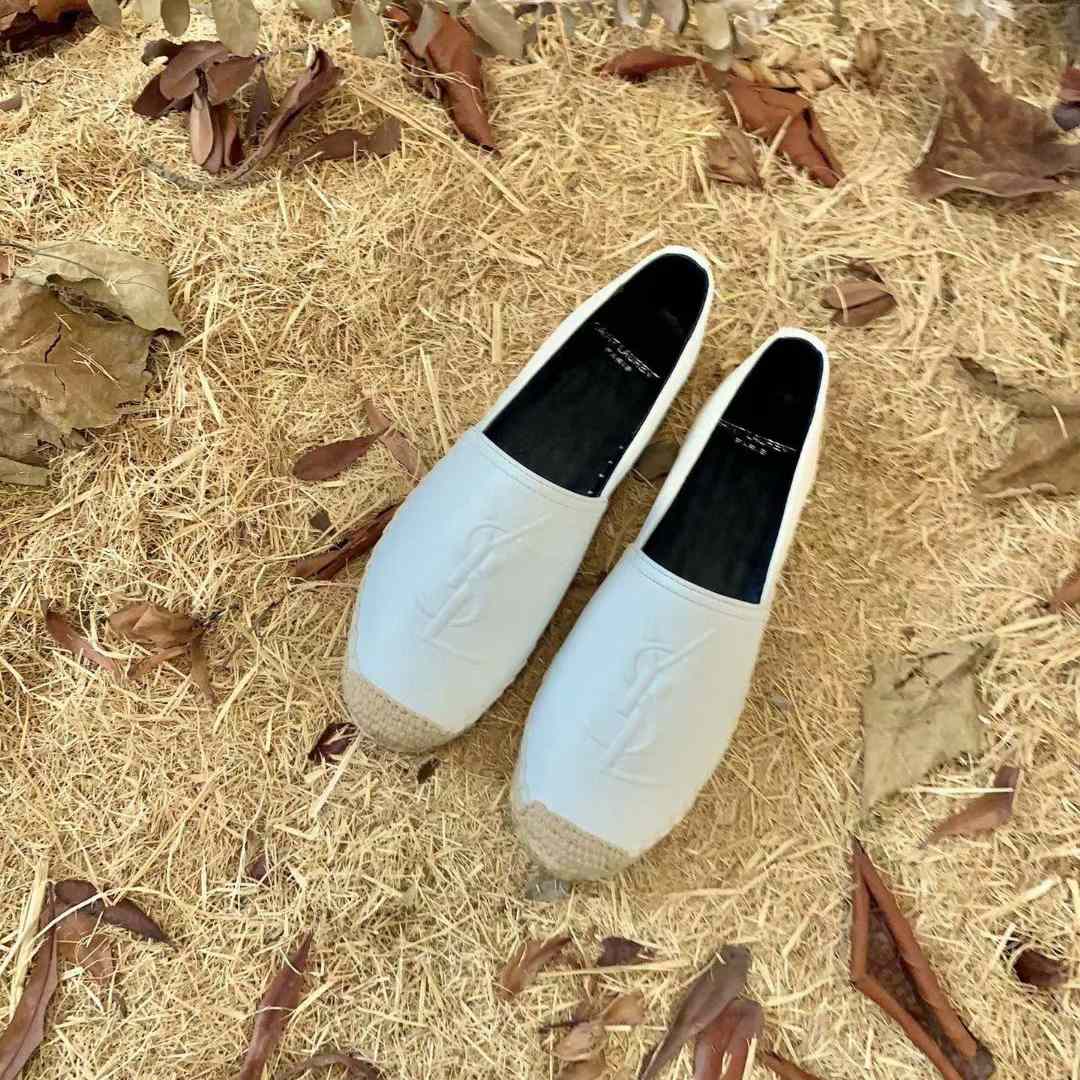 Saint Laurent Cassandre Espadrilles In Lambskin - PerfectKickZ