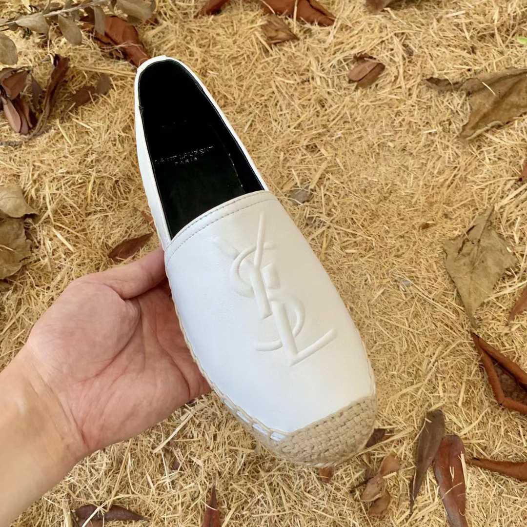 Saint Laurent Cassandre Espadrilles In Lambskin - 
