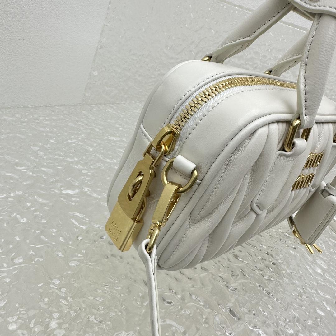 Miu Miu Matelassé Nappa Leather Top-handle Bag - PerfectKickZ