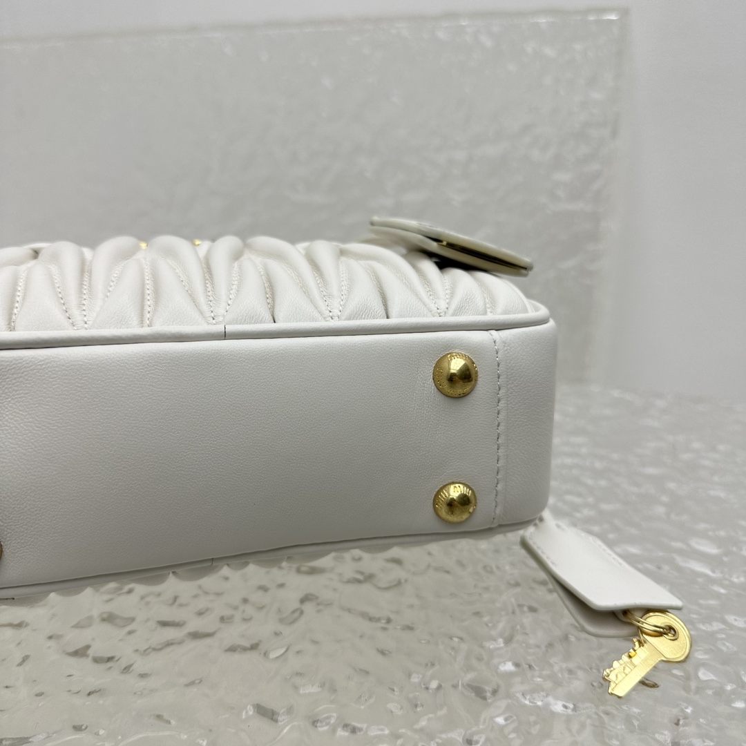 Miu Miu Matelassé Nappa Leather Top-handle Bag - PerfectKickZ