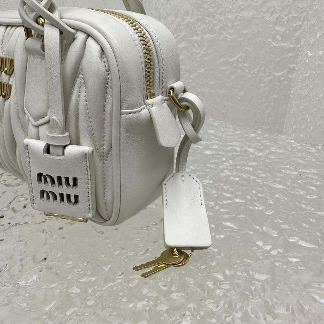 Miu Miu Matelassé Nappa Leather Top-handle Bag - PerfectKickZ