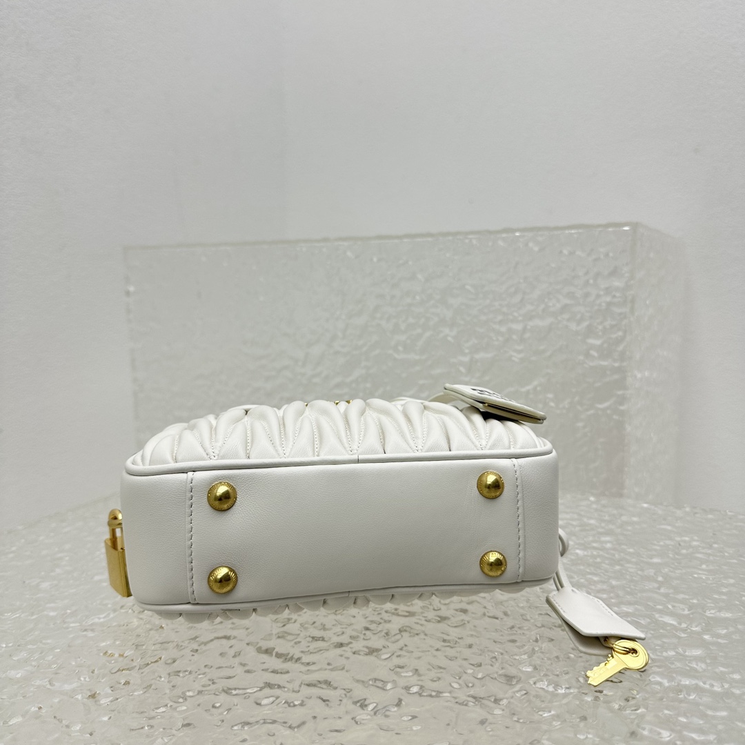 Miu Miu Matelassé Nappa Leather Top-handle Bag - PerfectKickZ