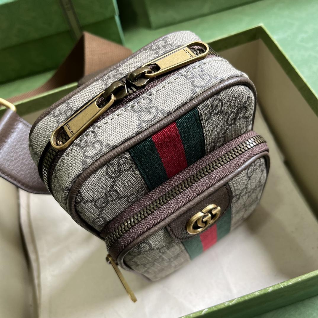 Gucci Ophidia GG Mini Bag (12x 18x 6.9cm) - 