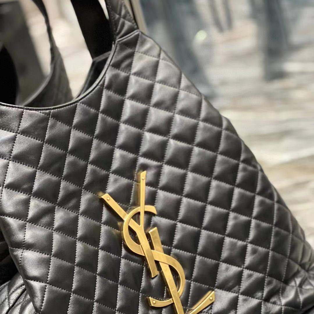 Saint Laurent Icare Extra large Embellished Quilted Leather Tote (58-34-8cm) - PerfectKickZ