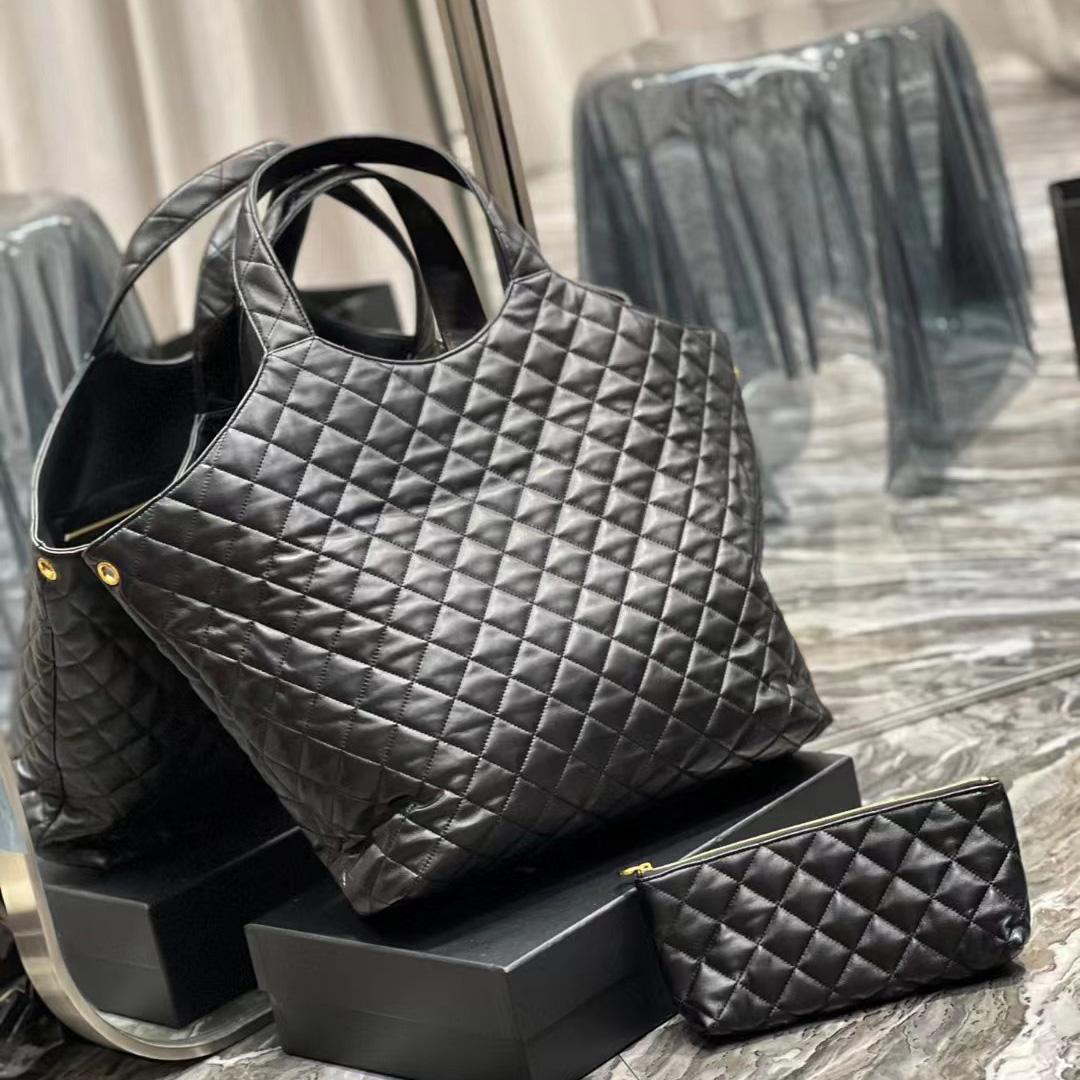 Saint Laurent Icare Extra large Embellished Quilted Leather Tote (58-34-8cm) - PerfectKickZ