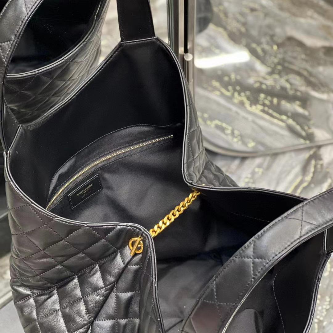 Saint Laurent Icare Extra large Embellished Quilted Leather Tote (58-34-8cm) - PerfectKickZ