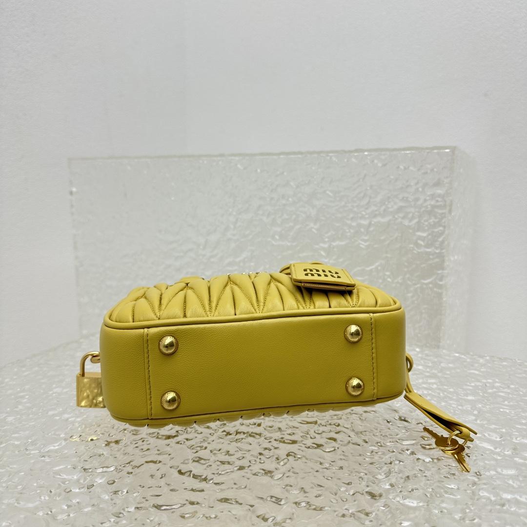 Miu Miu Matelassé Nappa Leather Top-handle Bag - PerfectKickZ