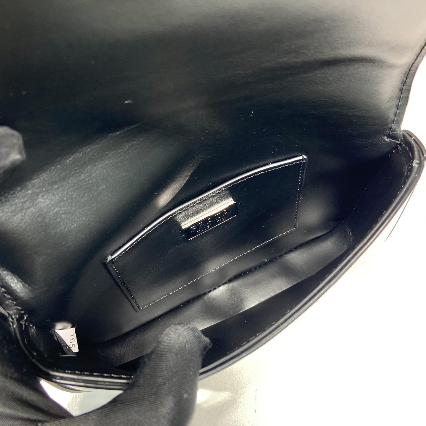 Prada Brushed Leather Mini-bag With Shoulder Strap - PerfectKickZ