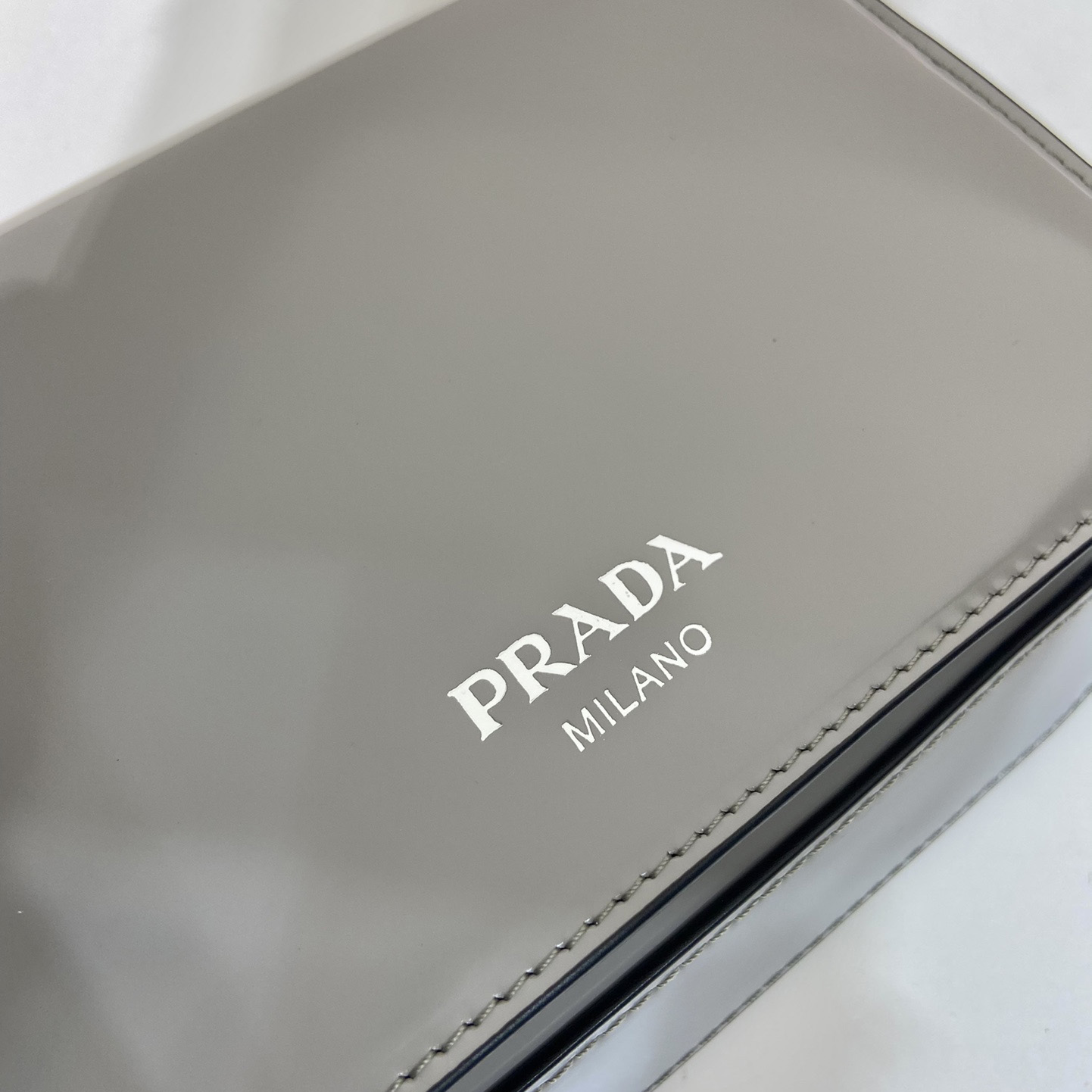 Prada Brushed Leather Mini-bag With Shoulder Strap - PerfectKickZ