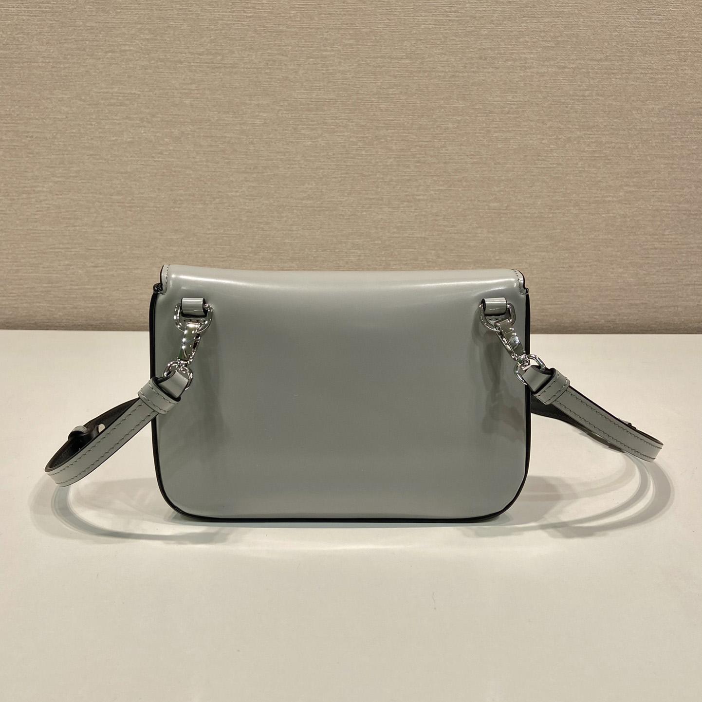 Prada Brushed Leather Mini-bag With Shoulder Strap - PerfectKickZ