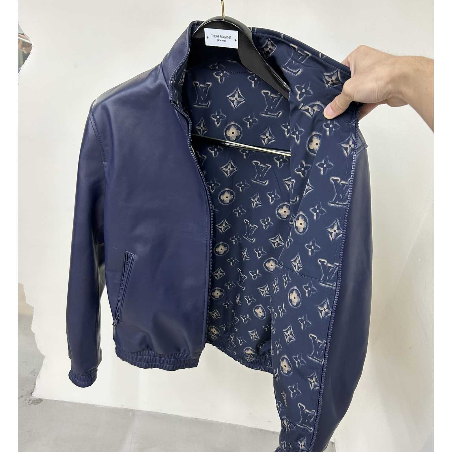 Louis Vuitton Monogram Reversible Leather Mix Blouson   1ABJGG - PerfectKickZ