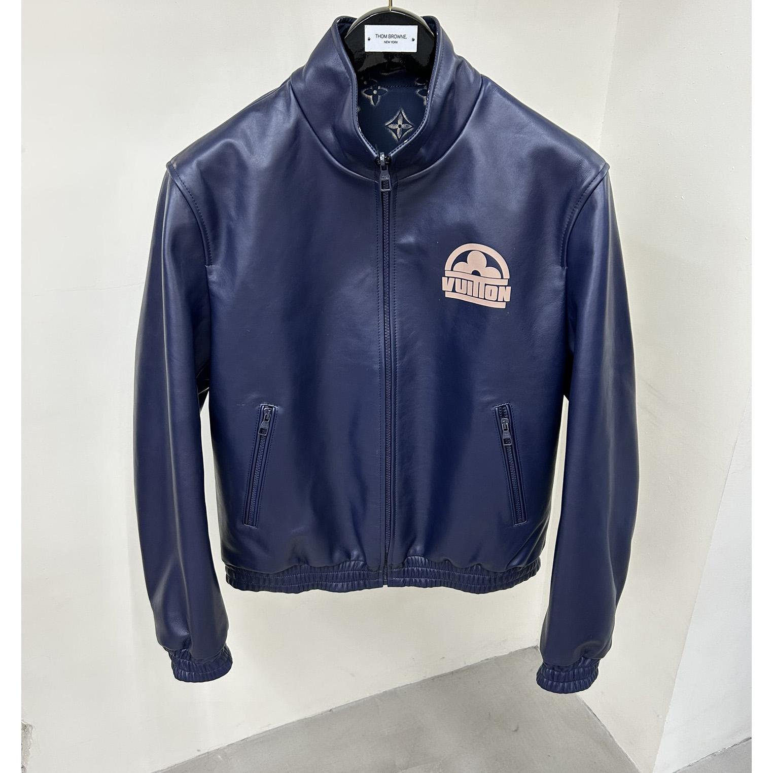 Louis Vuitton Monogram Reversible Leather Mix Blouson   1ABJGG - PerfectKickZ