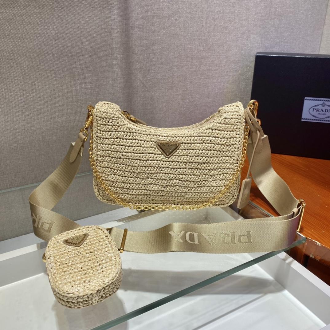 Prada Raffia Bag - PerfectKickZ