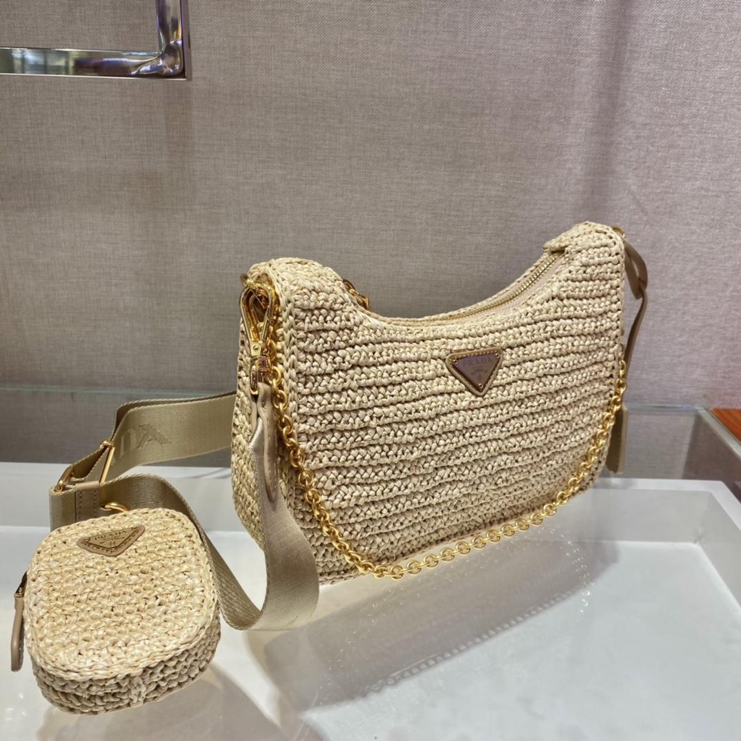 Prada Raffia Bag - PerfectKickZ
