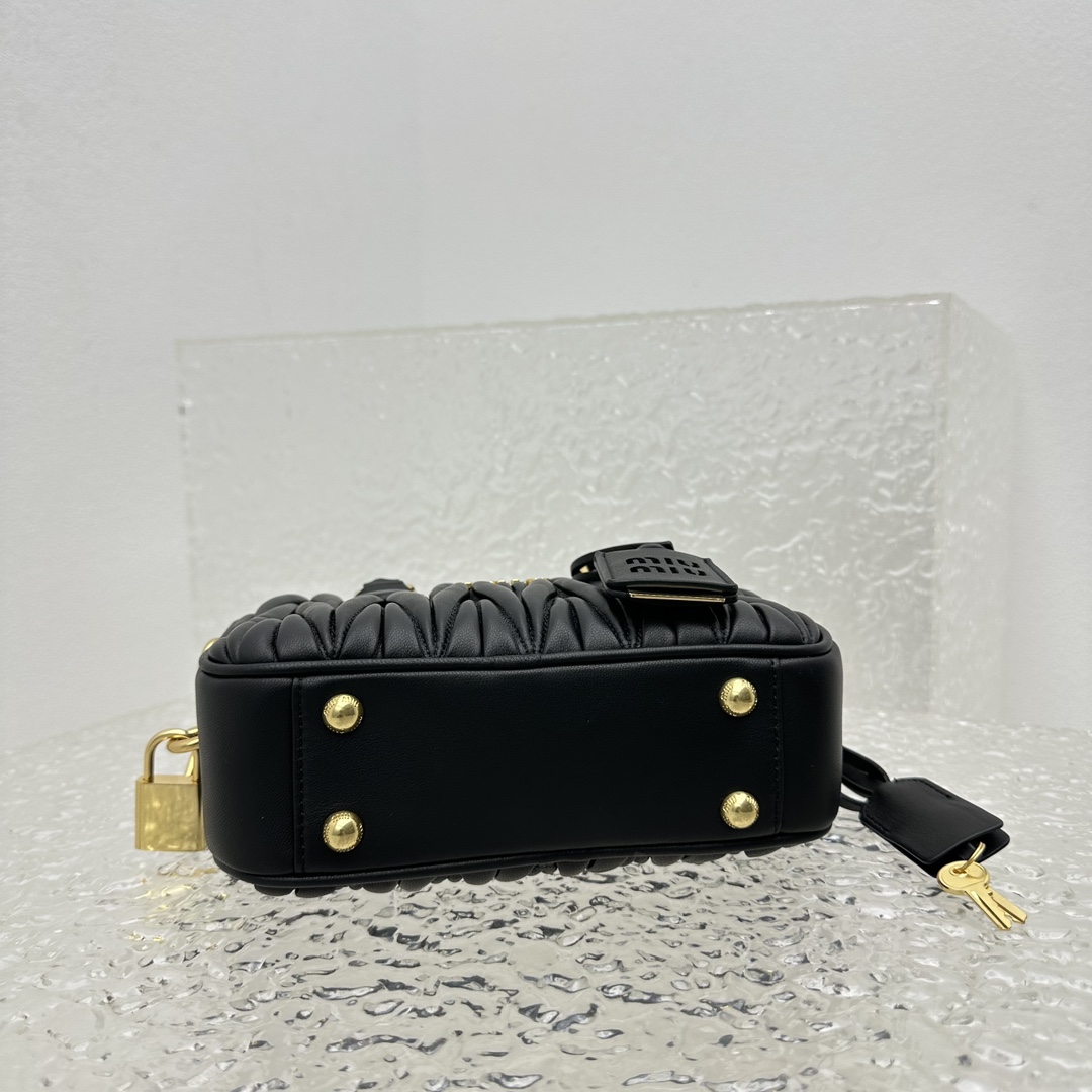 Miu Miu Matelassé Nappa Leather Top-handle Bag - PerfectKickZ