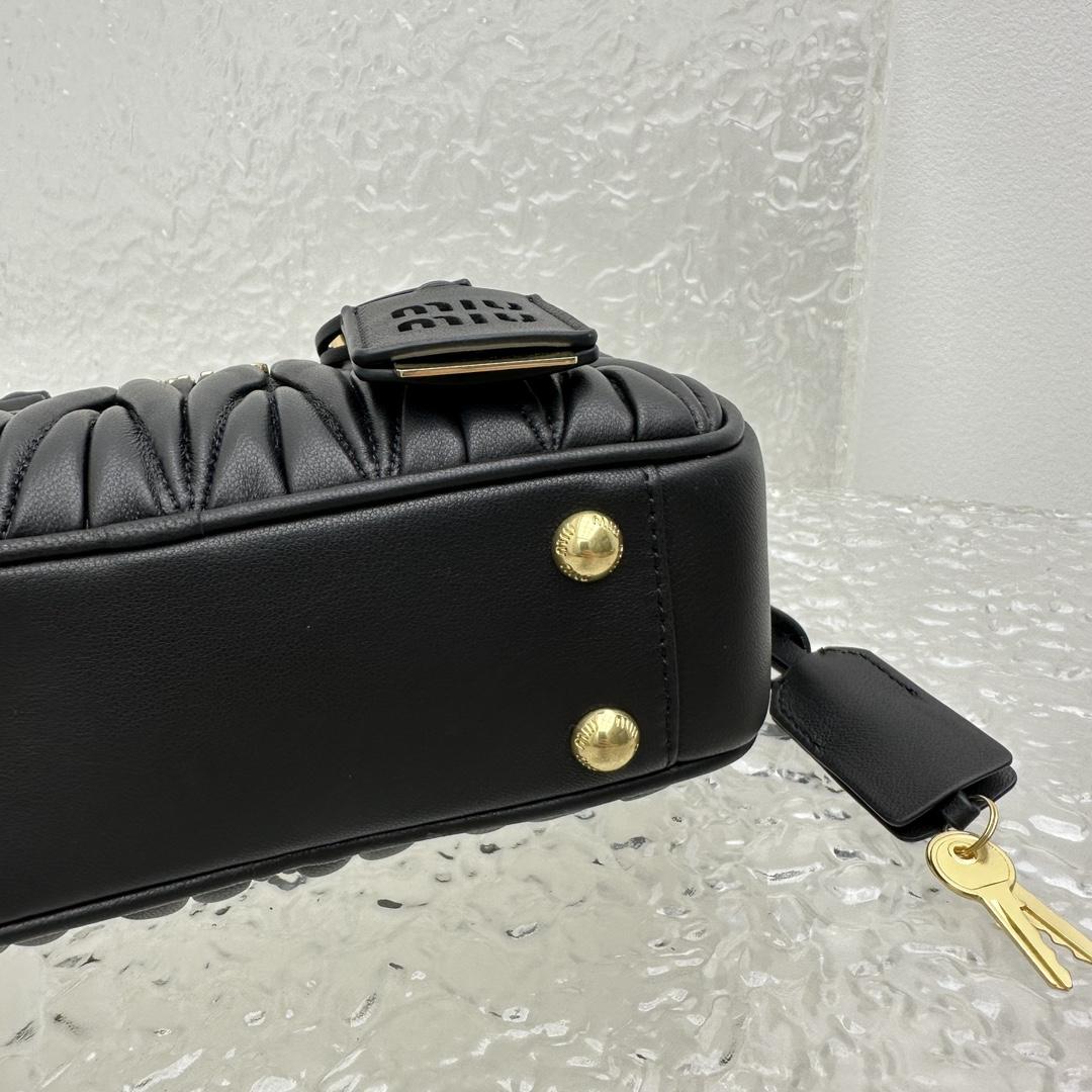 Miu Miu Matelassé Nappa Leather Top-handle Bag - PerfectKickZ