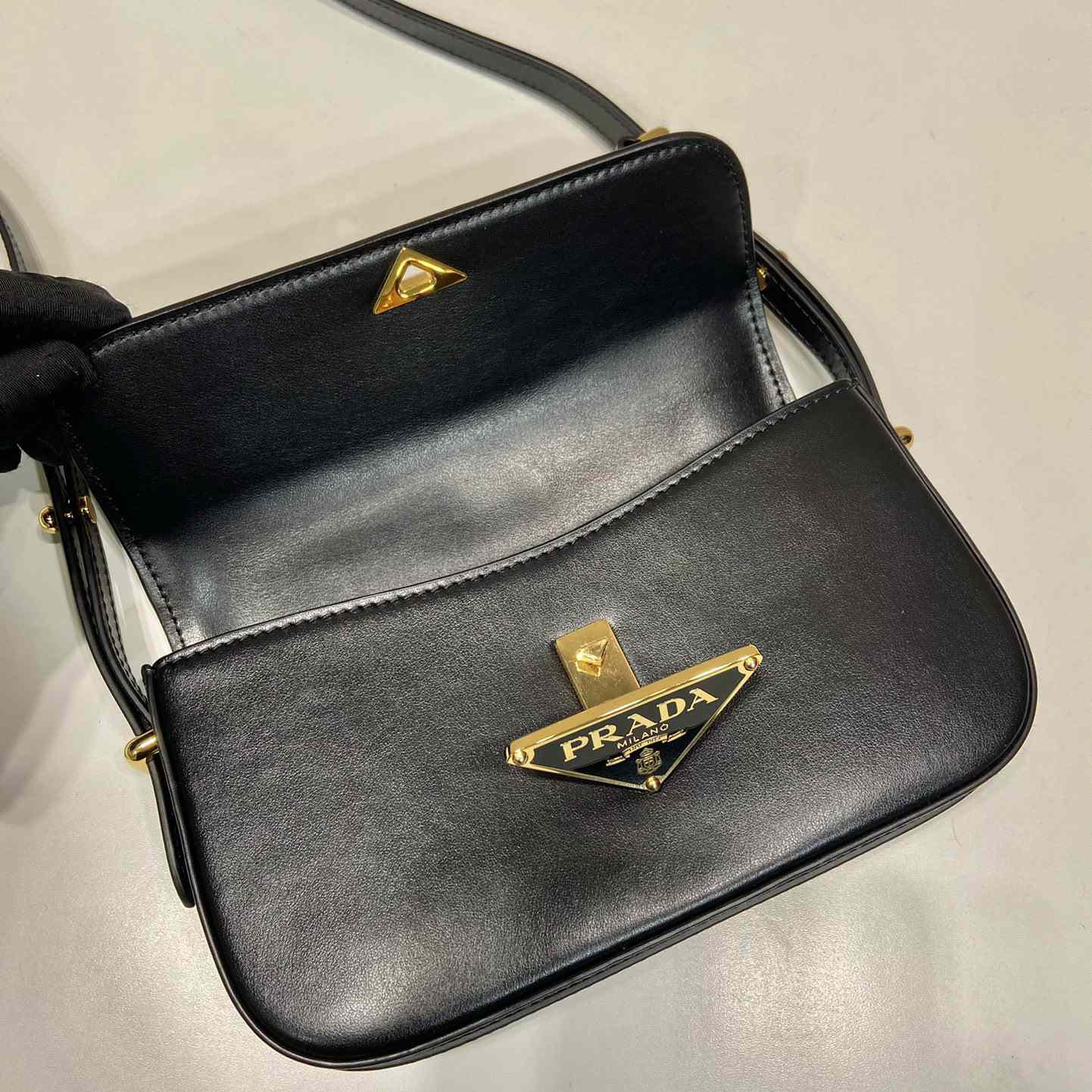 Prada Leather Shoulder Bag - PerfectKickZ