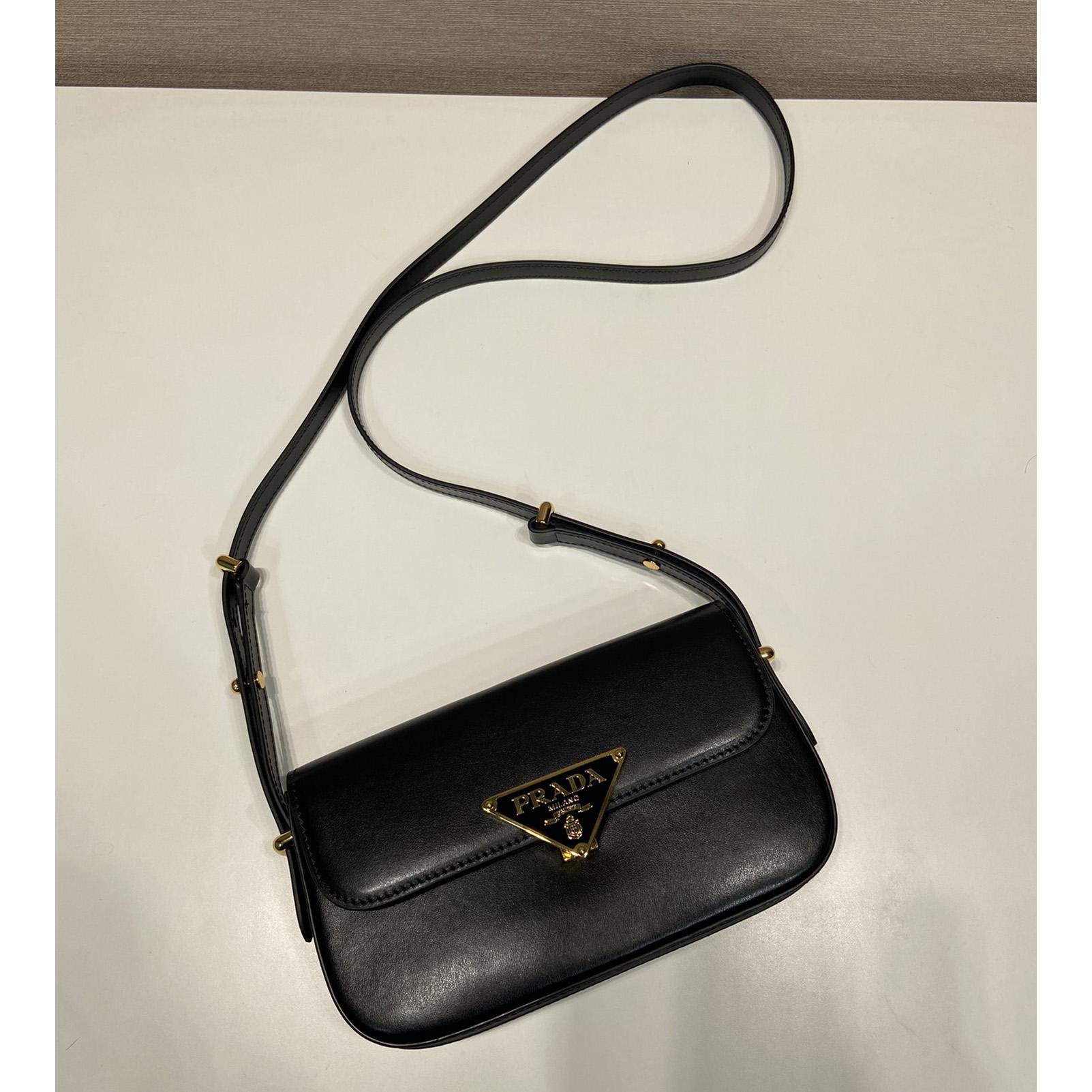 Prada Leather Shoulder Bag - PerfectKickZ